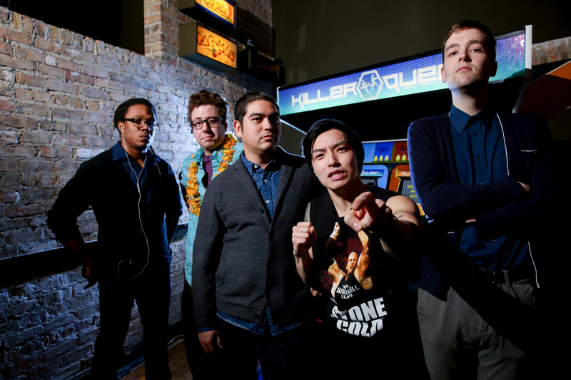 The members of Something Seasonal, from left to right: Kenneth J Pettigrew Jr., Josh Eklow, Carl Marshall, Andre Quan, Paul Thomas